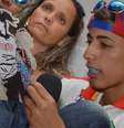 <p>Vinicius em sua filiação a UJS</p>  Foto: Divulgação