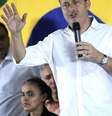 Campos fala durante uma assembleia na qual a ex-senadora Marina Silva anunciou sua decisão de se aliar ao Partido Socialista Brasileiro, em Brasília. O pré-candidato à Presidência e governador de Pernambuco, Eduardo Campos, e o PPS formalizaram nesta terça-feira a aliança das duas legendas para a disputa eleitoral. 05/10/2013  Foto: Ueslei Marcelino / Reuters