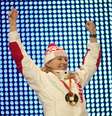 <p>SvetlanaZhurova levou o ouro nos Jogos de Inverno de 2006, em Turim</p>  Foto: Getty Images 