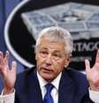 <p>Ministro da Defesa dos EUA, Chuck Hagel, afirmou que Rússia continua enviando tropas para fronteira da Ucrânia</p>  Foto: Kevin Lamarque / Reuters