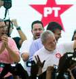 Lula participou do evento em Ribeirão Preto ao lado de Padilha  Foto: Alfredo Risk / Futura Press