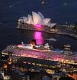 O Queen Victoria, da Cunard Line, é um dos mais luxuosos transatlânticos do mundo e atualmente está em viagem ao redor do globo  Foto: Cunard Line/Divulgação