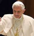 <p>Papa emérito Bento XVI, durante o seu papado</p>  Foto: AFP
