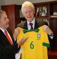 <p>O ex-presidente do Brasil, Luiz In&aacute;cio Lula da Silva, encontrou o ex-presidente dos Estados Unidos&nbsp;Bill Clinton na ter&ccedil;a-feira, em Nova Iorque</p>  Foto: Ricardo Stuckert/Instituto Lula / Divulgação