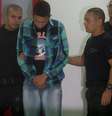 <p>Suspeito de ter lançado o rojão que matou cinegrafista da Band, Caio Silva de Souza foi preso em fevereiro na Bahia</p>  Foto: Mauro Pimentel / Terra