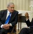 <p>Obama recebeu Netanyahu na Casa Branca em setembro de 2013, pouco depois do presidente americano conversar por telefone com o presidente iraniano pela primeira vez</p>  Foto: AFP