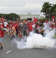 <p>Membros do MST&nbsp;entraram em confronto com a pol&iacute;cia durante marcha em Bras&iacute;lia na &uacute;ltima&nbsp;quarta-feira</p>  Foto: Ueslei Marcelino / Reuters