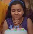 Vídeo mostra crianças comemorando seus aniversários  Foto: Reprodução
