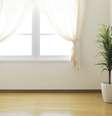 Cortinas claras e plantas são alguns dos artifícios que podem ser usados para amenizar o calor  Foto: Shutterstock/ Horiyan