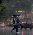 Chuva deixou grande parte da cidade de São Paulo em estado de atenção para alagamentos  Foto: Ricardo Matsukawa / Terra