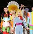 Desfile de Pam Hogg no Fashion Scout, durante a semana de moda de Londres  Foto: Getty Images 