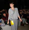 <p>Lily Allen durante a semana de moda de Londres</p>  Foto: Getty Images