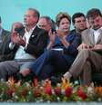 Dilma participo de uma solenidade em que anunciou investimento em obras de mobilidade no Piauí  Foto: Yala Sena / Especial para Terra