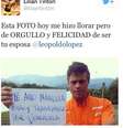 Lilian Tintori faz declaração ao marido, Leopoldo López, pelo twitter  Foto: Reprodução