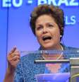 <p>Dilma voltou a demonstrar otimismo sobre a Copa do Mundo</p>  Foto: AP