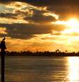 Mallory Square é o point de Key West para assistir ao pôr do sol  Foto: Shutterstock
