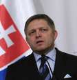<p>Primeiro-ministro da Eslováquia, Robert Fico, durante coletiva de imprensa em Budapeste, em janeiro de 2014</p>  Foto: Reuters