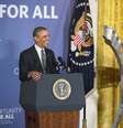 Obama sorri durante evento na Casa Branca  Foto: Reuters