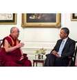 Presidente Barack Obama e Dalai Lama em conversa na Casa Branca  Foto: Instagram / Reprodução
