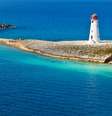 A Paradise Island é ilha que fica tão próxima à capital bahamense, Nassau, que as duas formam um porto natural  Foto: Shutterstock