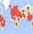 <p>Os eventos para o Dia Mundial de Doenças Raras são realizados em setenta países do mundo, segundo mapa da Eurodis</p>  Foto: Eurodis / Reprodução