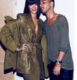 <p>Atrasada, Rihanna perdeu o desfile mas postou foto com o diretor criativo da Balmain no backstage</p>  Foto: @badgalriri/Instagram / Reprodução
