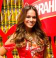 <p>Bruna curtiu o camarote pela primeira vez</p>  Foto: Luciana Monteiro / AgNews
