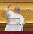Papa Francisco conduz sua benção dominical na Praça São Pedro, no Vaticano, em 2 de março  Foto: Reuters