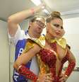 <p>Viviane Araújo é rainha da bateria da Salgueiro pela sexta vez</p>  Foto: Paola Rhenius / Divulgação