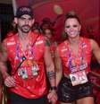 Viviane Araújo no camarote Brahma no Rio de Janeiro  Foto: Divulgação
