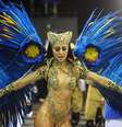<p>Fantasia "Rainha da Floresta" representa&nbsp;on&ccedil;a em extin&ccedil;&atilde;o&nbsp;</p>  Foto: Dhavid Normando / Futura Press