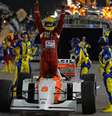 <p>Ayrton Senna foi homenageado pela Unidos da Tijuca</p>  Foto: AFP