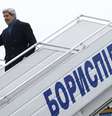 Kerry chega a Kiev para prestar apoio às novas autoridades ucranianas  Foto: AP