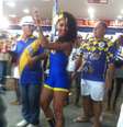 <p>Passista já esperava a vitória da Tijuca: "a gente sempre acredita"</p>  Foto: Andressa Tufolo / Terra
