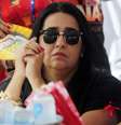 <p>Af&ocirc;nica ap&oacute;s o desfile da escola, a presidente da agremia&ccedil;&atilde;o, Regina Celi, disse que o trabalho foi feito</p>  Foto: Dhavid Normando / Futura Press