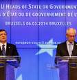 <p>José Manuel Barroso e presidente do Conselho europeu, Herman Van Rompuy, durante encontro na Bélgica que reuniu chefes de Estado e de governo da União Europeia</p>  Foto: Getty Images 