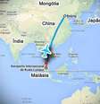 <p>Boeing 777-200 da Malaysia Airlines, com 239 pessoas a bordo, está desaparecido</p>  Foto: Arte Terra