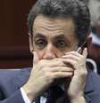 Ex-presidente francês Nicolas Sarkozy durante reunião do Conselho Europeu em Bruxelas, em dezembro de 2009  Foto: AP