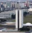Vista aérea do Congresso Nacional em Brasília. A votação na Câmara dos Deputados do Marco Civil da Internet, espécie de Constituição da Web, será adiada mais uma vez para impedir que sua discussão seja contaminada pelo clima de tensão na base aliada, afirmaram nesta terça-feira líderes aliados e o próprio relator do projeto, deputado Alessandro Molon (PT-RJ). 20/01/2014  Foto: Ueslei Marcelino / Reuters