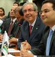 Na reunião, participaram mais de 60 dos 76 deputados peemedebistas  Foto: Valter Campanato / Agência Brasil