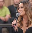 Fernanda Vasconcellos tem os fios bem repicados para trazer mais leveza ao seu look  Foto: TV Globo / Divulgação