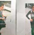 Imagem divulgada pela polícia da Malásia mostra o jovem iraniano de 19 anos e outro homem não identificado que embarcaram no voo da Malaysian Airlines desaparecido desde o final de semana  Foto: Polícia da Malásia  / AFP