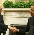 <p>Obama garantiu apoio à Ucrânia e integridade territorial do país. Premiê agradeceu ao governo e ao povo amaericano pelo apoio na tarde desta quarta-feira</p>  Foto: Reuters