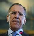 O chanceler russo, Sergei Lavrov, durante coletiva de imprensa na sexta-feira, em Londres. O chanceler disse ao secretário de Estado norte-americano, John Kerry, que as sanções ocidentais sobre a disputa na Crimeia eram "inaceitáveis" e poderão ter consequências. 14/03/2014  Foto: Suzanne Plunkett / Reuters
