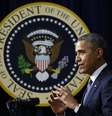 <p class="text">Obama declarou que os EUA reforçarão as ações diplomáticas para pressionar a Rússia a aliviar o controle sobre a região da Crimeia</p>  Foto: Reuters