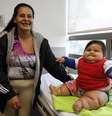 <p>Santiago Mendoza já foi hospitalizado várias vezes por apresentar problemas de saúde decorrentes da obesidade</p>  Foto: AP