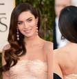 Megan Fox é sempre sensual, ainda mais nesta 70ª edição do Globo de Ouro, em que apostou em ondas marcadas  Foto: Getty Images