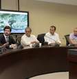 O anúncio foi feito após reunião do governador com o secretário de Segurança fluminense, José Mariano Beltrame, e o comando da Segurança Pública estadual  Foto: Shana Reis / Divulgação