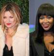 Kate Moss e Naomi Campbell participarão juntas do evento  Foto: Getty Images 