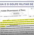 Imagem da postagem no perfil de Dilma Rousseff sobre a participação dos EUA em 1964  Foto: Facebook / Reprodução